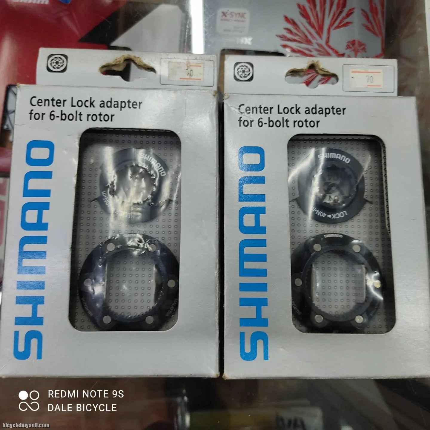 SHIMANO CENTER LOCK ADAPTER FOR 6 BOLT ROTOR