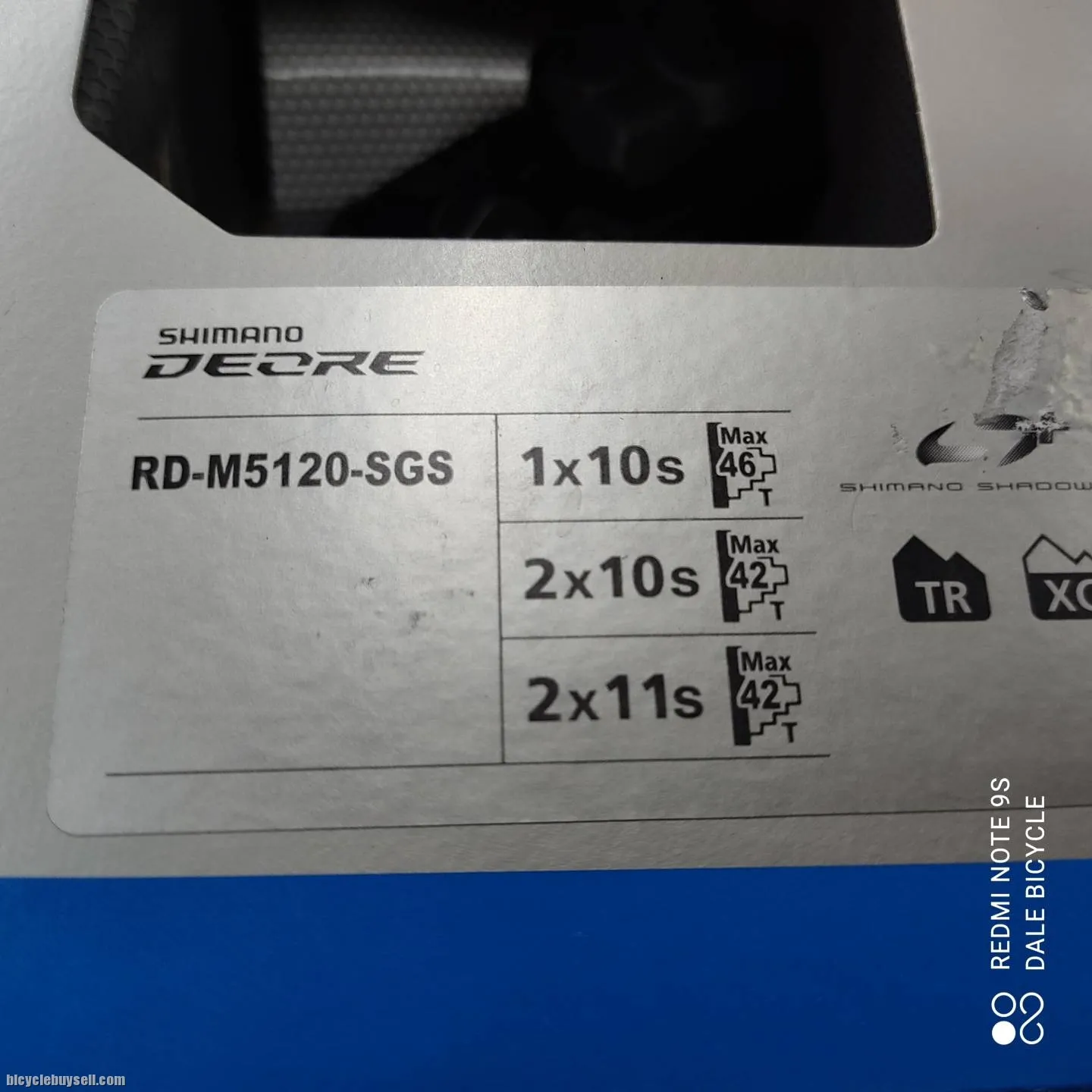 SHIMANO DEORE RD M5120 SGS 1/2x10s 2x11s
