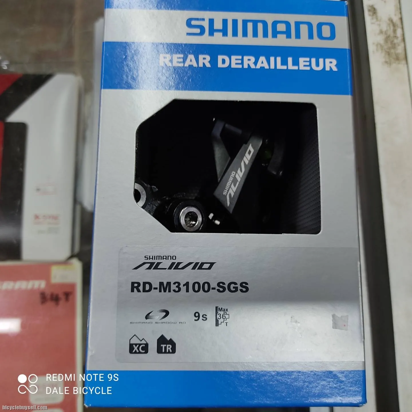 SHIMANO ALIVIO RD M3100 SGS max cog 36t