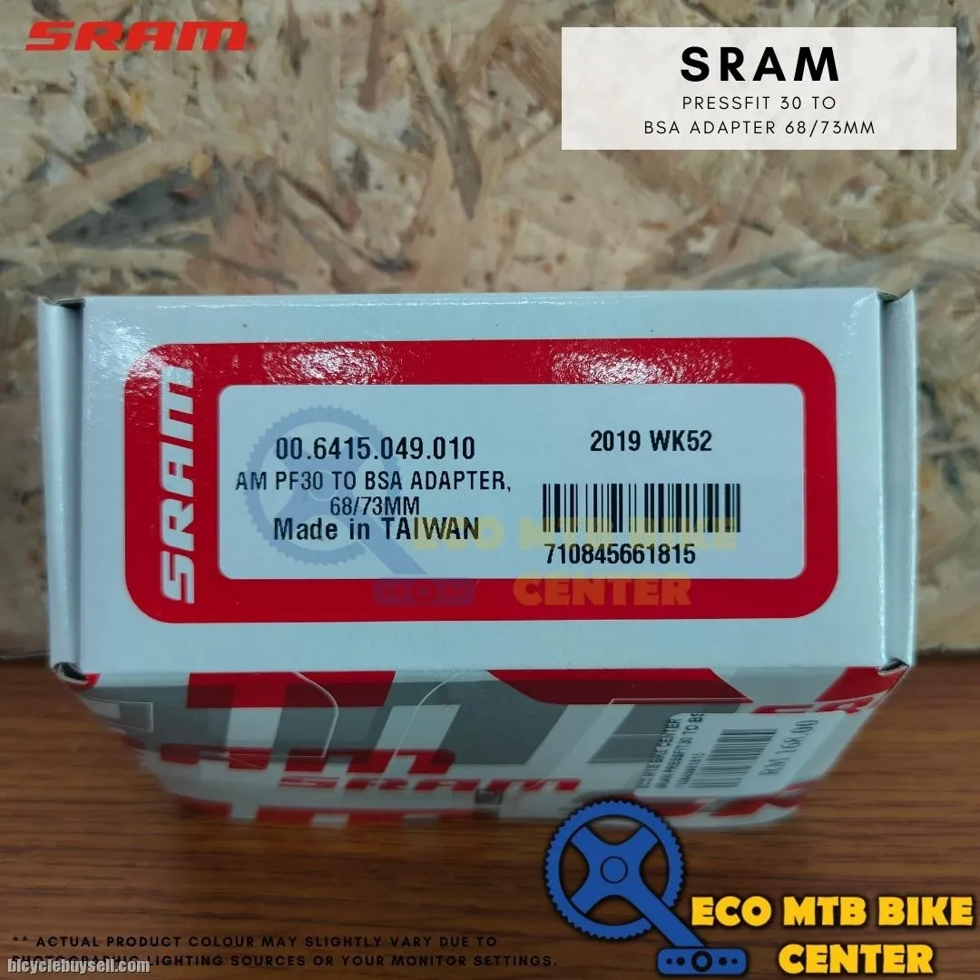 SRAM BB PRESSFIT 30 TO BSA ADAPTER 68/73MM