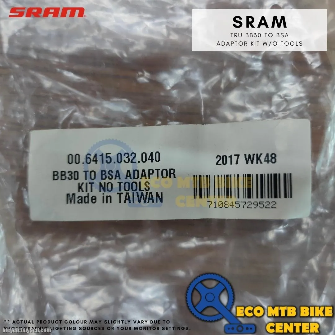 SRAM BB30 TO BSA ADAPTOR KIT W/O TOOLS