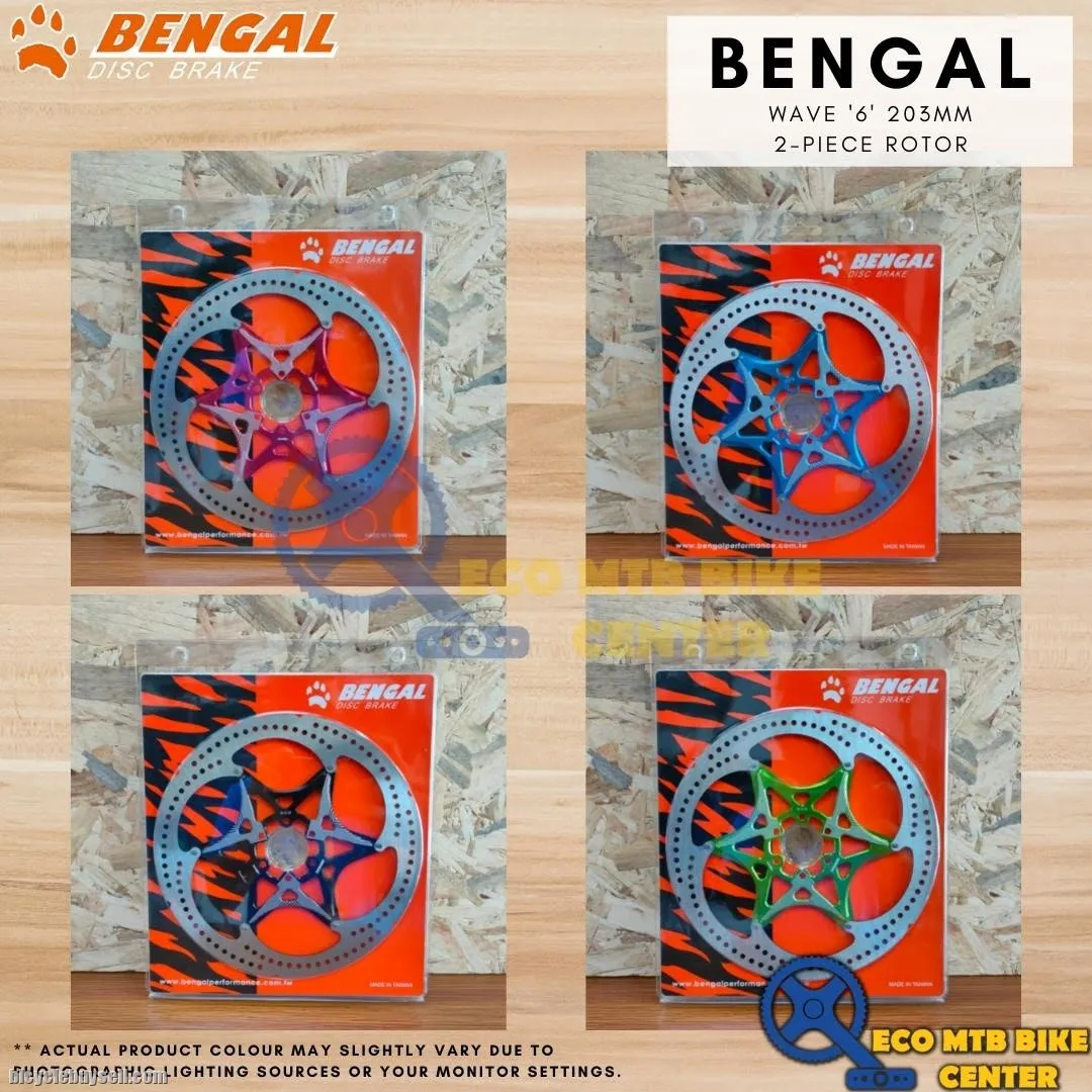 BENGAL DISC BRAKE WAVE '6' 2-PIECE PART ROTOR
