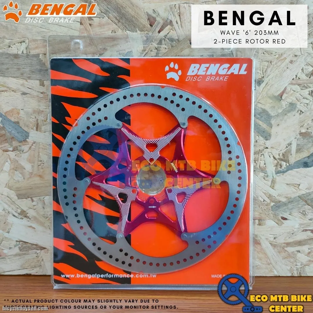 BENGAL DISC BRAKE WAVE '6' 2-PIECE PART ROTOR