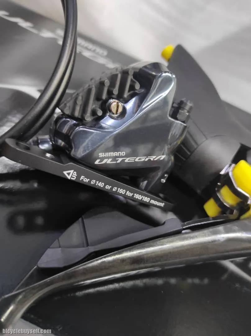 SHIMANO ULTEGRA R8020 SHIFTER WITH DISC BRAKE CALIPER ICE TECH R8070