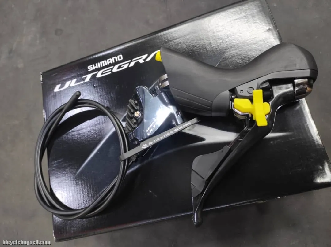 SHIMANO ULTEGRA R8020 SHIFTER WITH DISC BRAKE CALIPER ICE TECH R8070