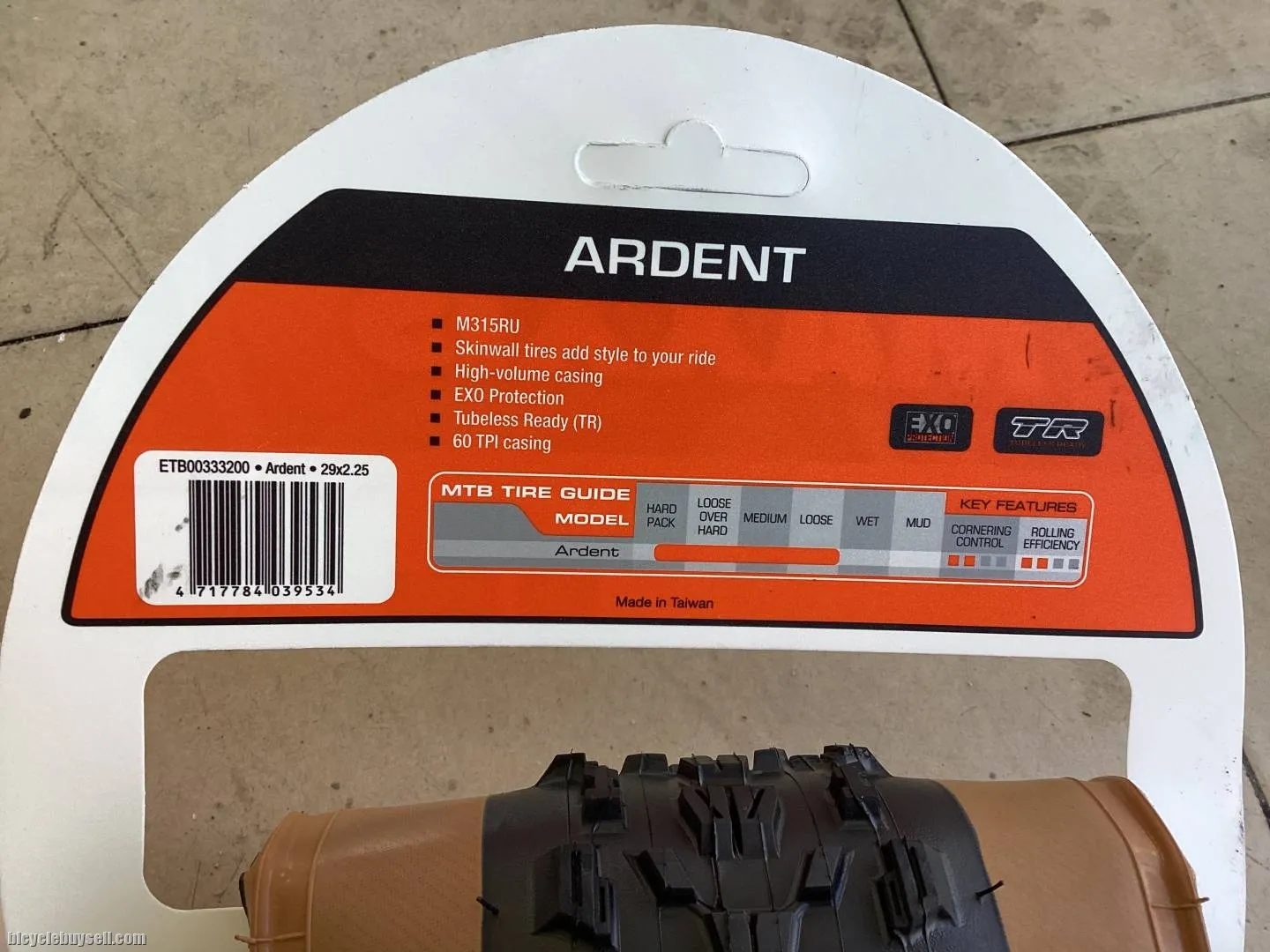 Maxxis Ardent 29x2.25 TANWall 1Set - EXO Protect-TubelessReady -- free courier