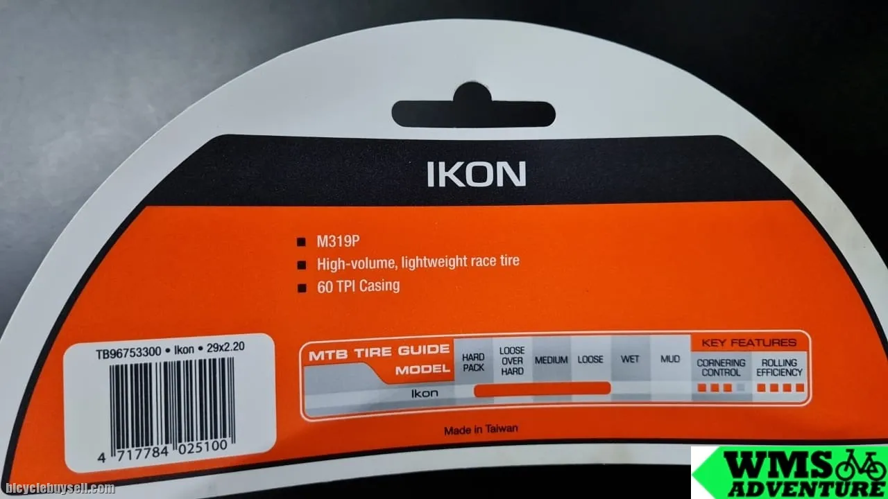 29" x 2.2 Maxxis Ikon Black Tire