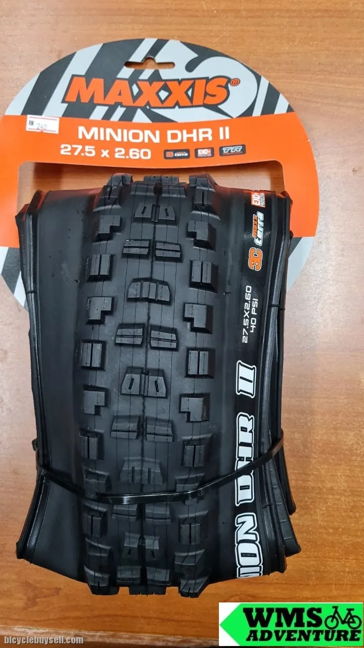Maxxis Minion DHR II  27.5" X 2.60 Foldable Bead (3CT/EXO+/TR) Tire