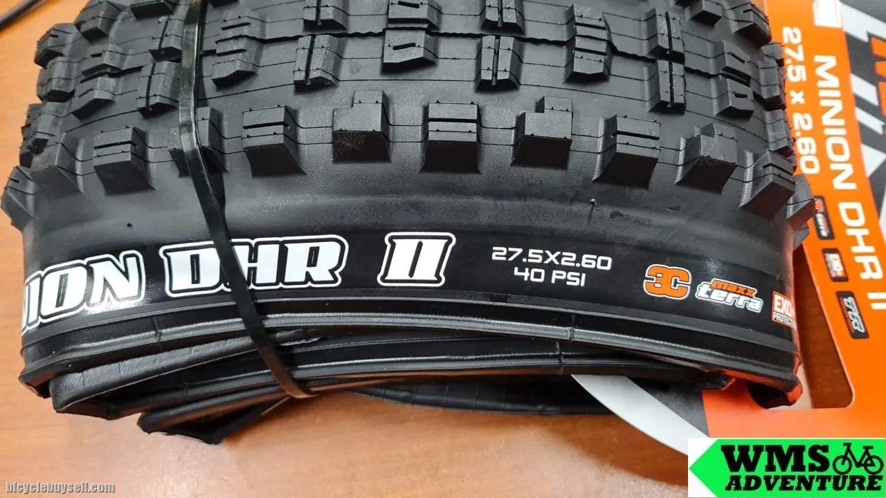 Maxxis Minion DHR II  27.5" X 2.60 Foldable Bead (3CT/EXO+/TR) Tire