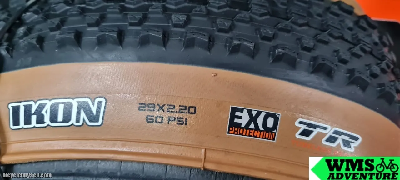29" x 2.2 Maxxis Ikon Foldable Bead Black (EXO/TR/Tanwall) Skin Wall