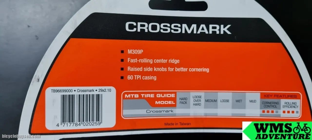 29" X 2.10 MAXXIS CROSSMARK FODABLE MTB TIRE