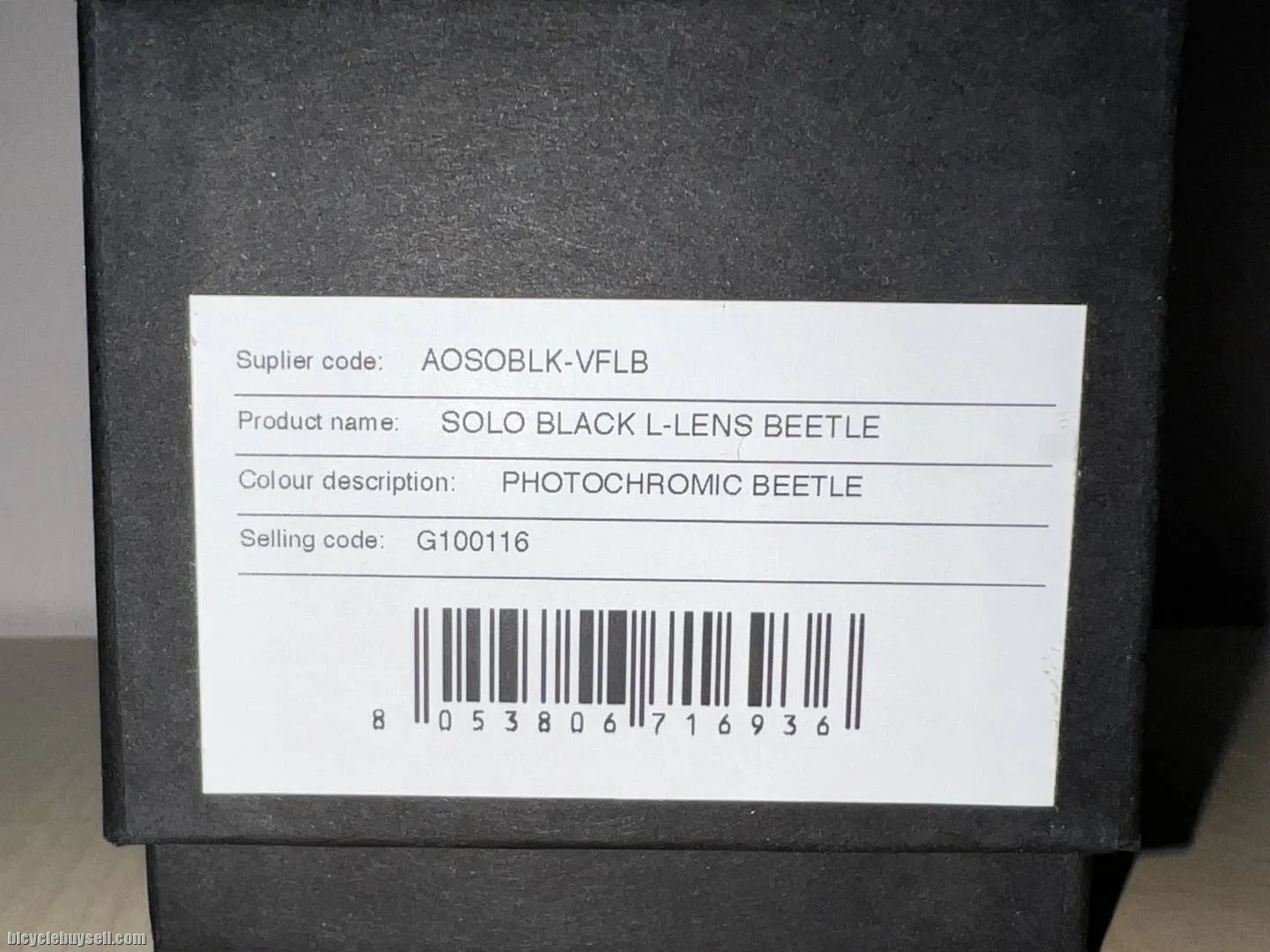 [SOLD] USED Alba Optics Solo Black L-Lens Beetle