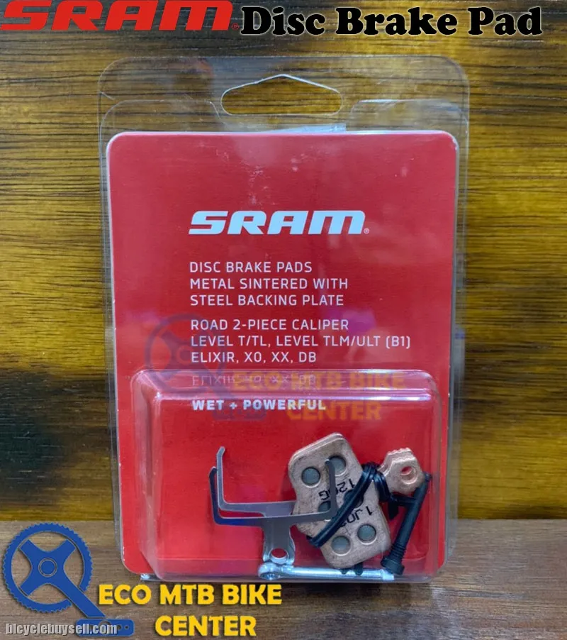 SRAM Elixir Disc Brake Pads Metal Sintered Pad Steel Backing Plate
