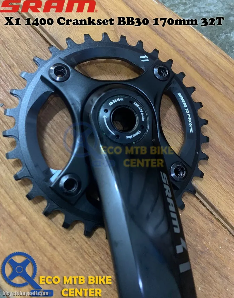 SRAM X1 1400 Crankset BB30 170mm 11 Speed 32T (Special Promo)