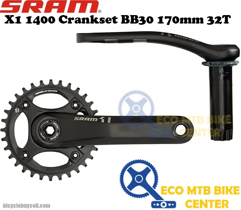 SRAM X1 1400 Crankset BB30 170mm 11 Speed 32T (Special Promo)