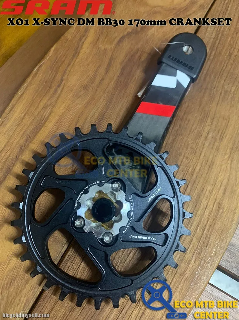 SRAM XO1 X-SYNC DM BB30 170mm 11 speed Crankset Red (Special Promo)
