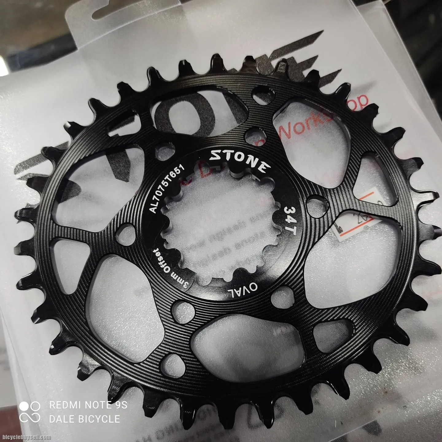 STONE OVAL CHAINRING 34T OFFSET 3MM N 6MM for SRAMSRAM