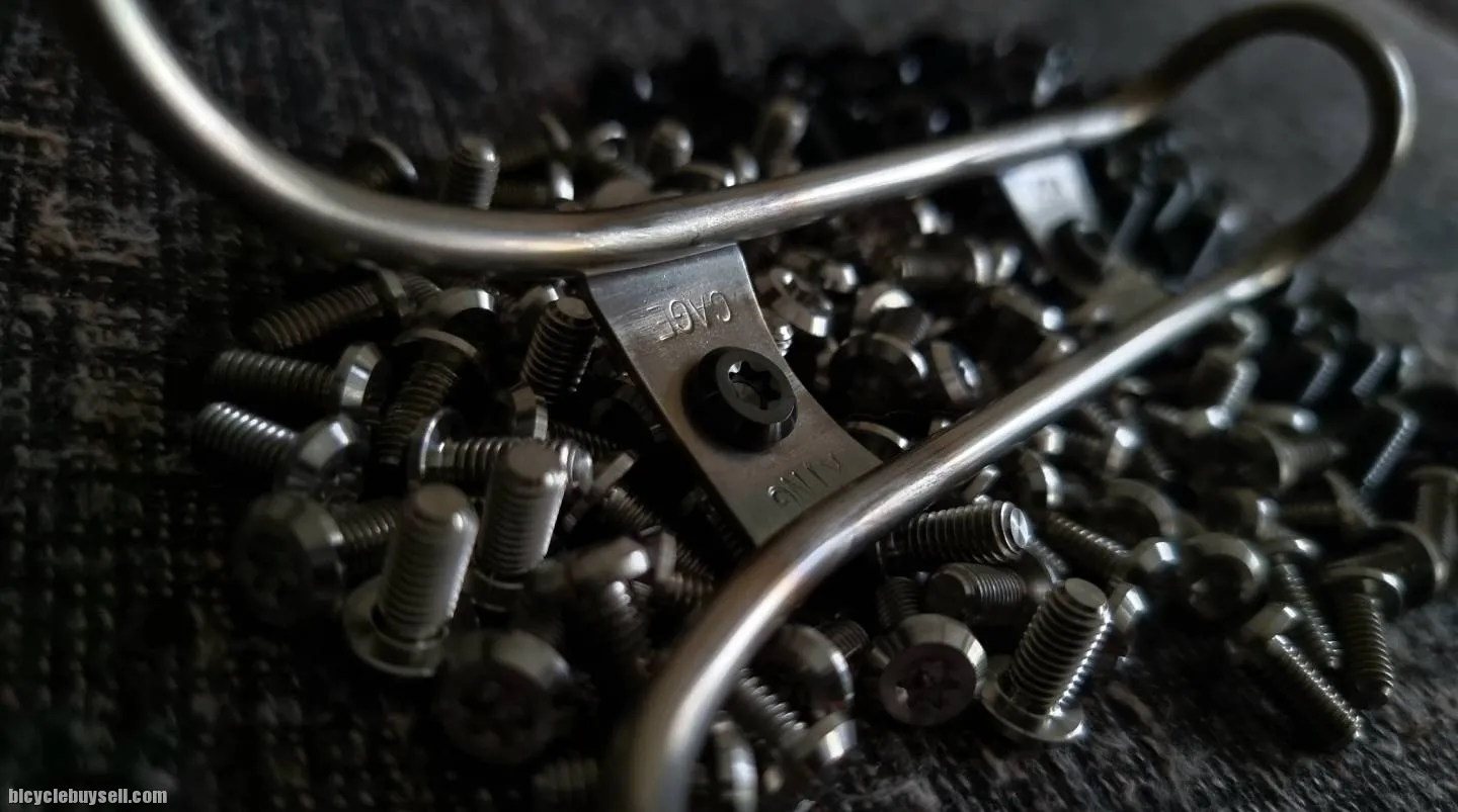 Custom Grade5 Titanium Bolts for Bottle Cage