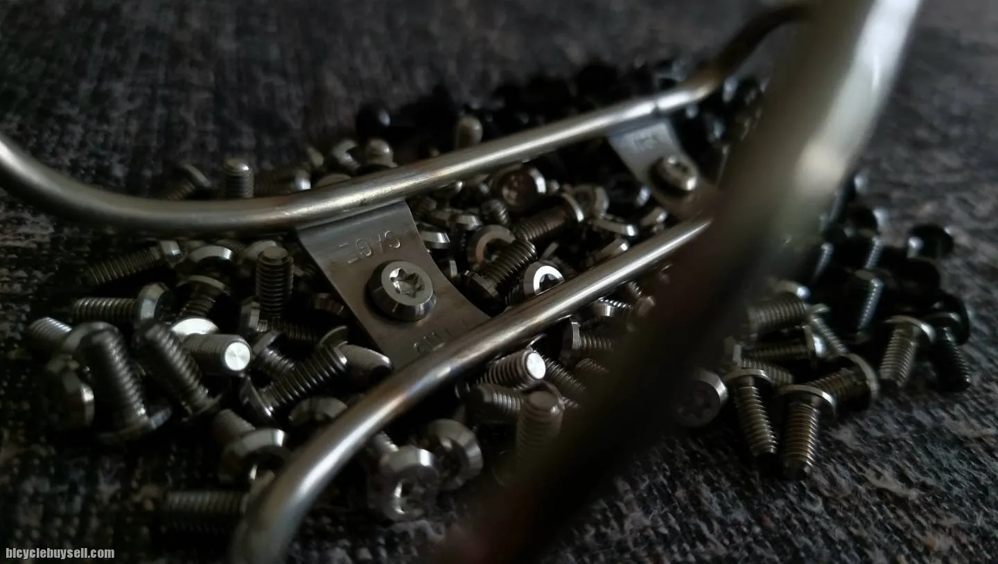 Custom Grade5 Titanium Bolts for Bottle Cage