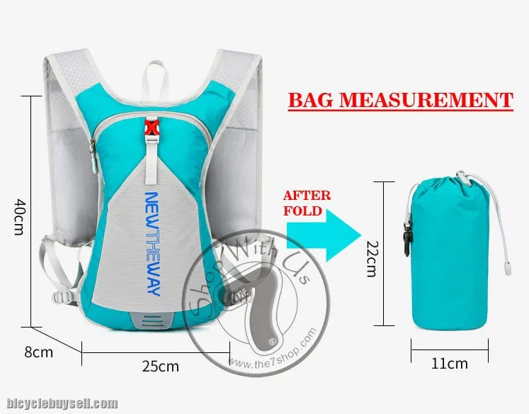 Light Weight Hydration Backpack with 2L Bladder  - RM59.90/set