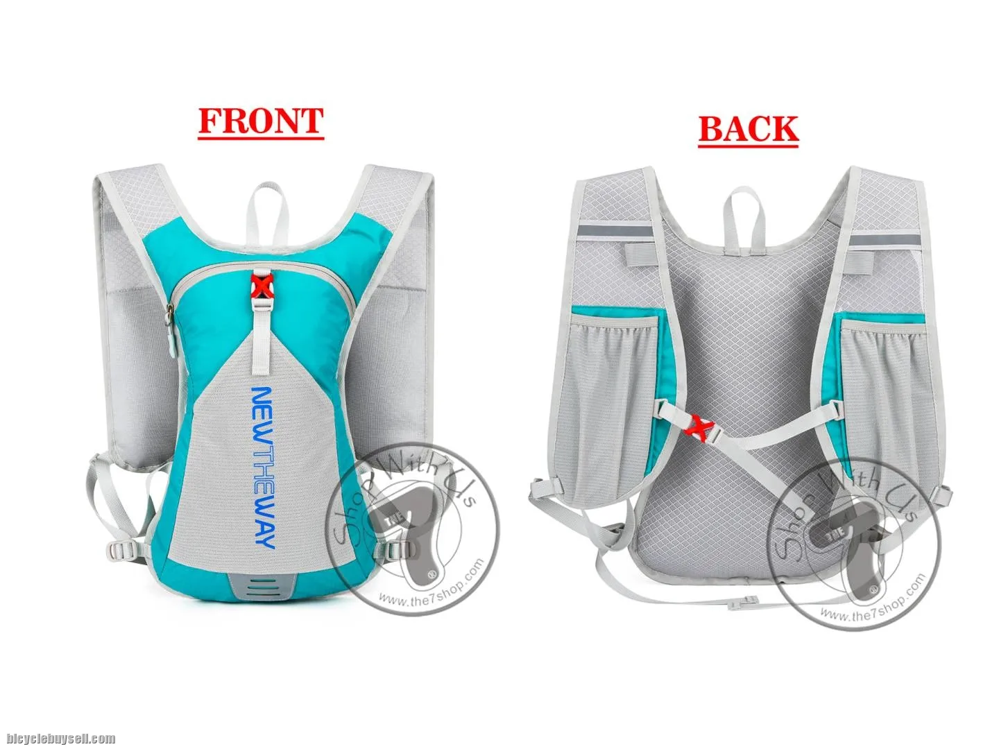 Light Weight Hydration Backpack with 2L Bladder  - RM59.90/set
