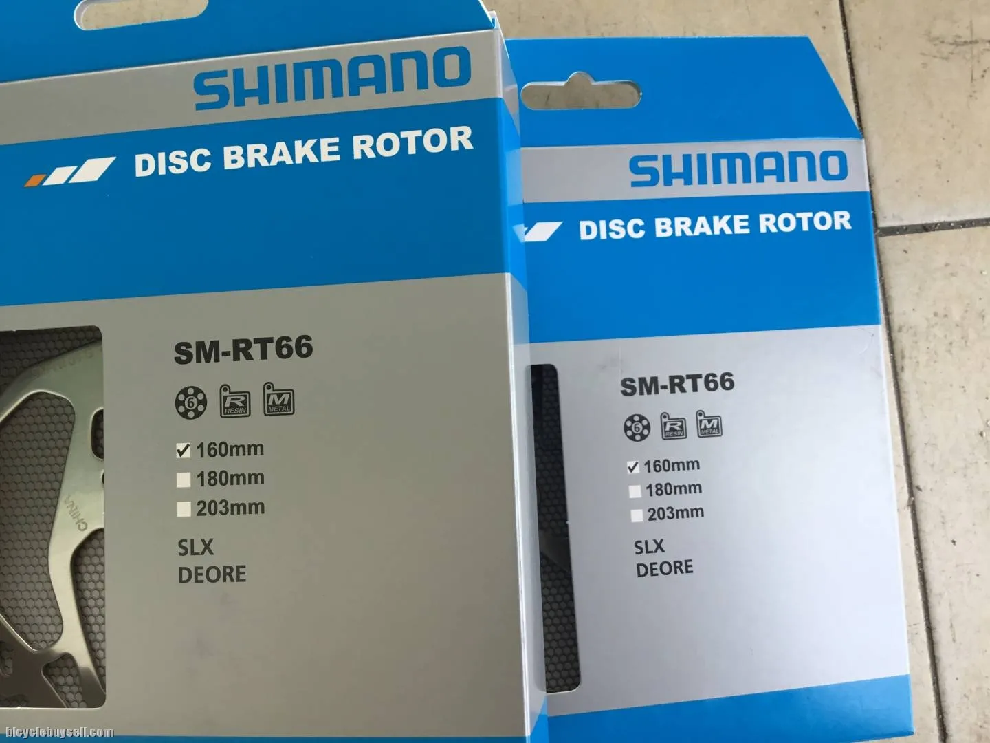Shimano RT66 SLX 6Bolt Rotor 160mm 1pair --  free courier