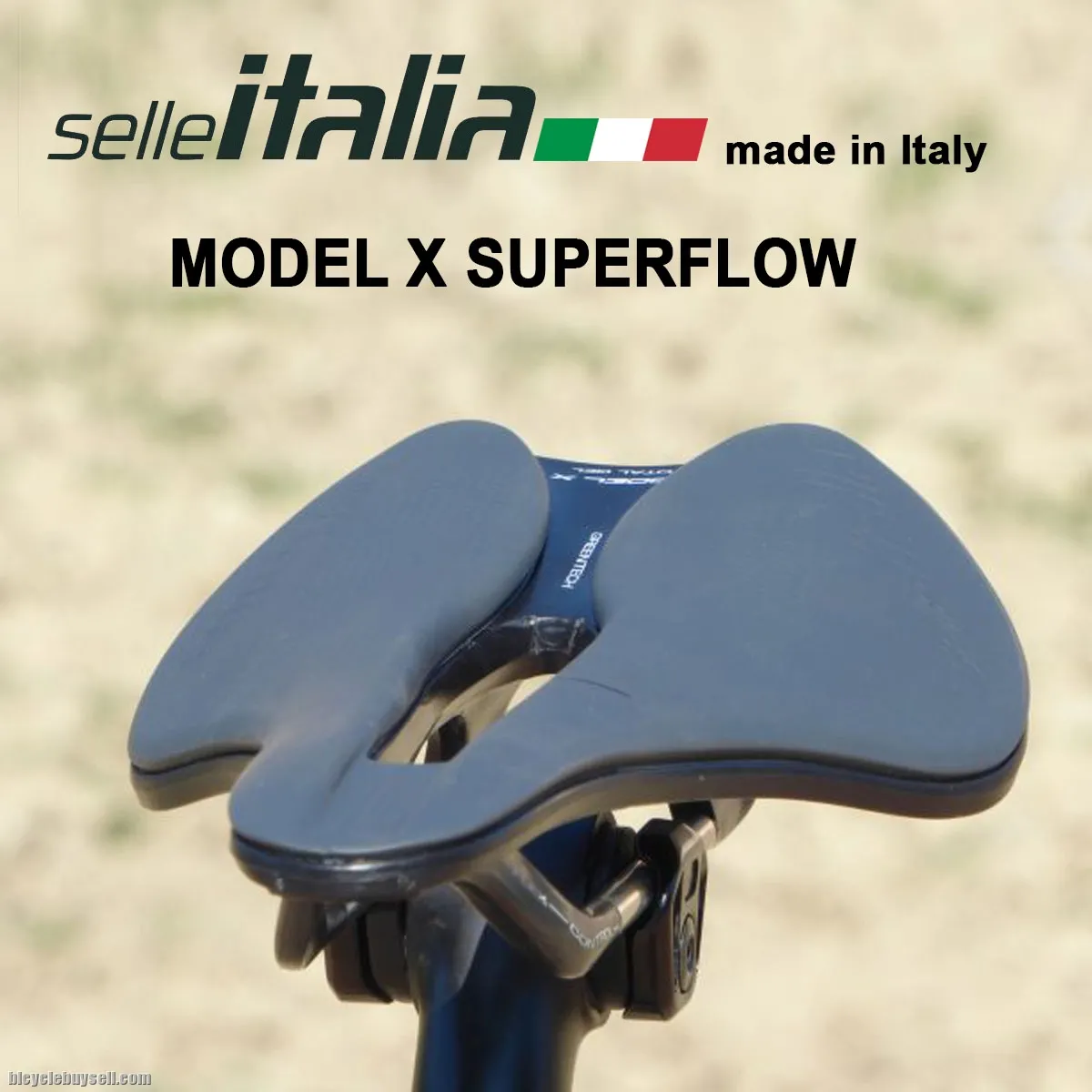 Selle Italia Model X Superflow Power Saddle Road Racing Roadbike  FeC Alloy Rail - L3 Geometry