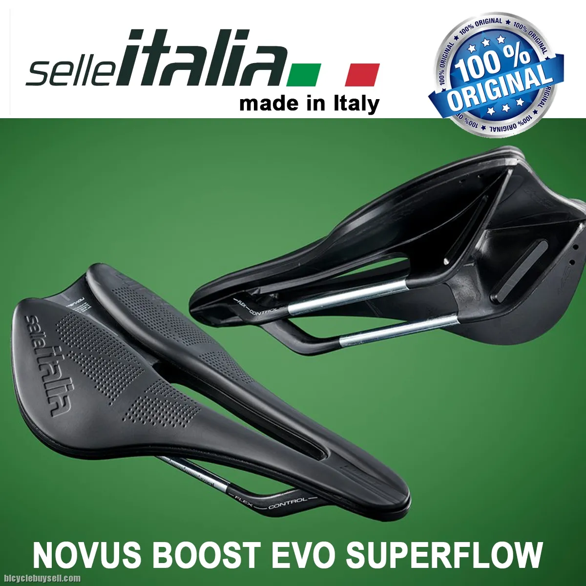 Selle Italia Novus Boost Evo Superflow Power Saddle Road Racing Roadbike FeC Alloy Rail L3 Geometry