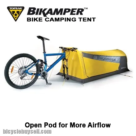 TOPEAK BIKAMPER Touring Bike Camping Tent MTB Roadbike Cycling Khemah Single Travel Waterproof