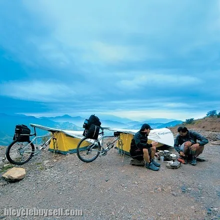 TOPEAK BIKAMPER Touring Bike Camping Tent MTB Roadbike Cycling Khemah Single Travel Waterproof