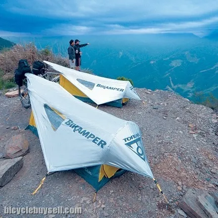 TOPEAK BIKAMPER Touring Bike Camping Tent MTB Roadbike Cycling Khemah Single Travel Waterproof