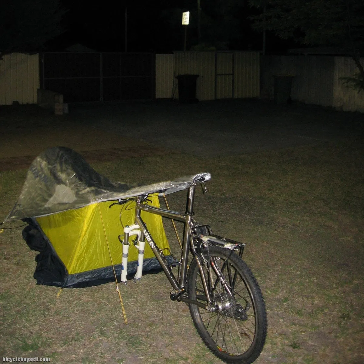 TOPEAK BIKAMPER Touring Bike Camping Tent MTB Roadbike Cycling Khemah Single Travel Waterproof