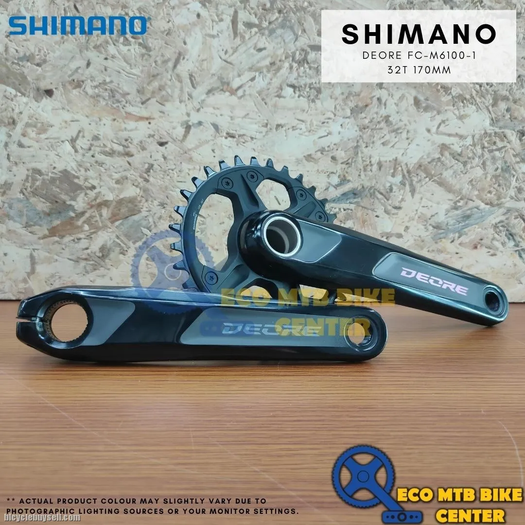 SHIMANO Crankset Deore M6100 Series FC-M6100-1 32T 170mm