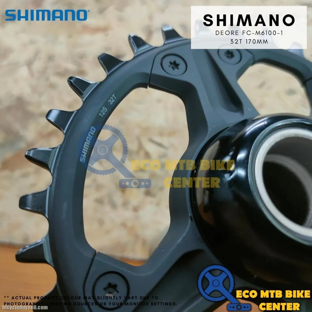 SHIMANO Crankset Deore M6100 Series FC-M6100-1 32T 170mm