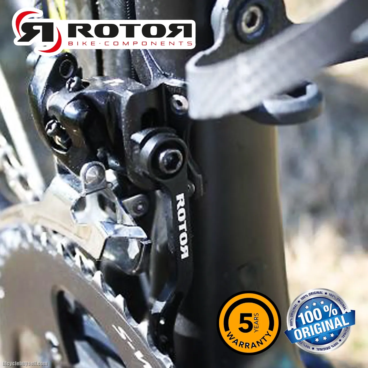 Rotor Premium Chain Catcher Adjustable FD Chain Guard Road Bike Oval Q Chain Ring Anti Chain Drop