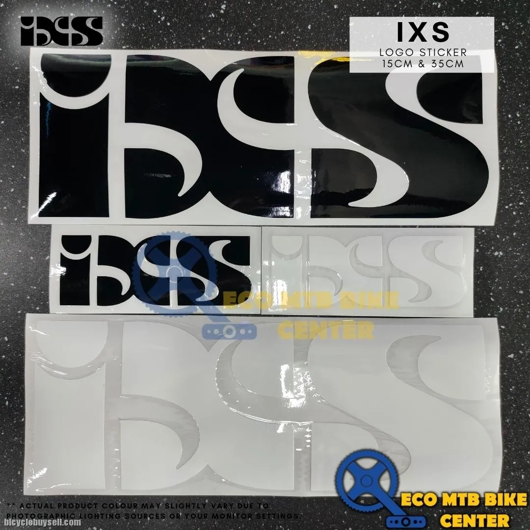 IXS LOGO STICKER 15CM &amp; 35CM