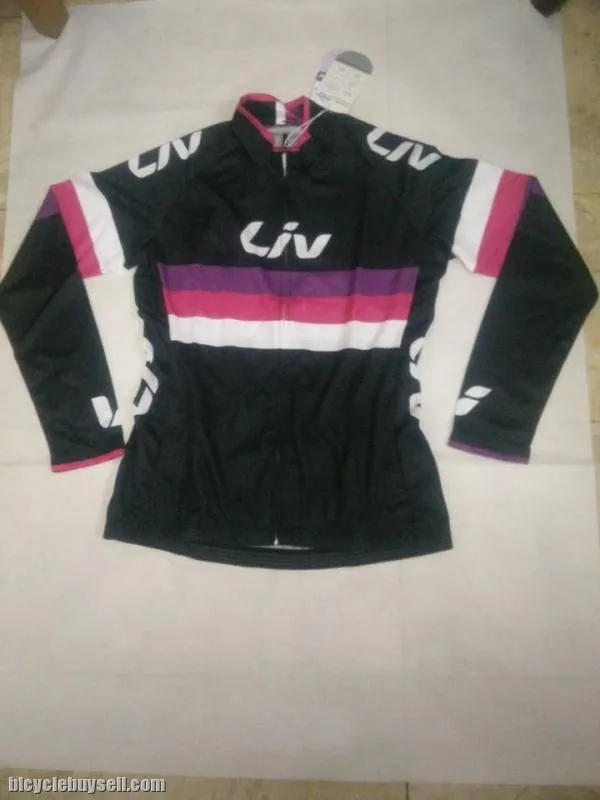 GIANT LIV 2016 Raceday series Women's Cycling Jersey WHITE or BLACK - Long Sleeves