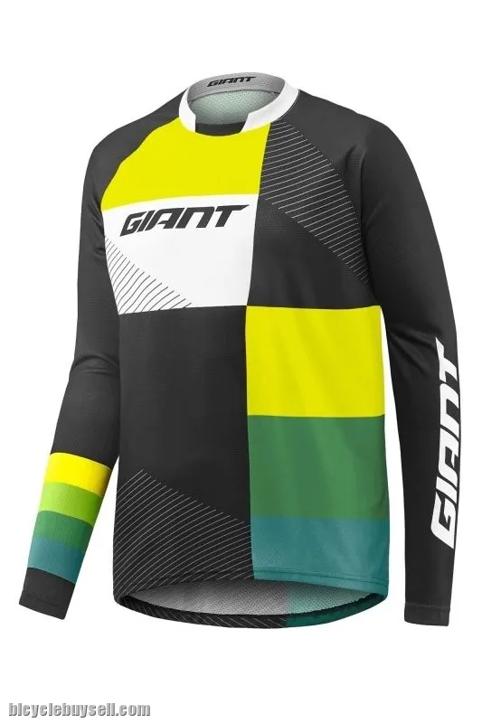 2016 GIANT CLUTCH SERIES LONG SLEEVE JERSEY FOR RB AND MTB