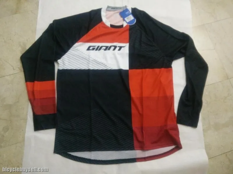 2016 GIANT CLUTCH SERIES LONG SLEEVE JERSEY FOR RB AND MTB