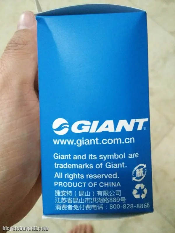 GIANT INNER TUBES - for road bikes 700 x 23-25C 48mm FV - Presta Valve, 0.87mm wall thickness