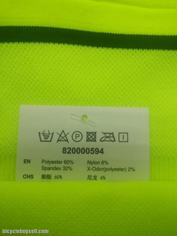 Giant Illume 8 Inch Men's Cycling Socks Made in Korea Flouro Yellow in S/M/L size Reflective Decal