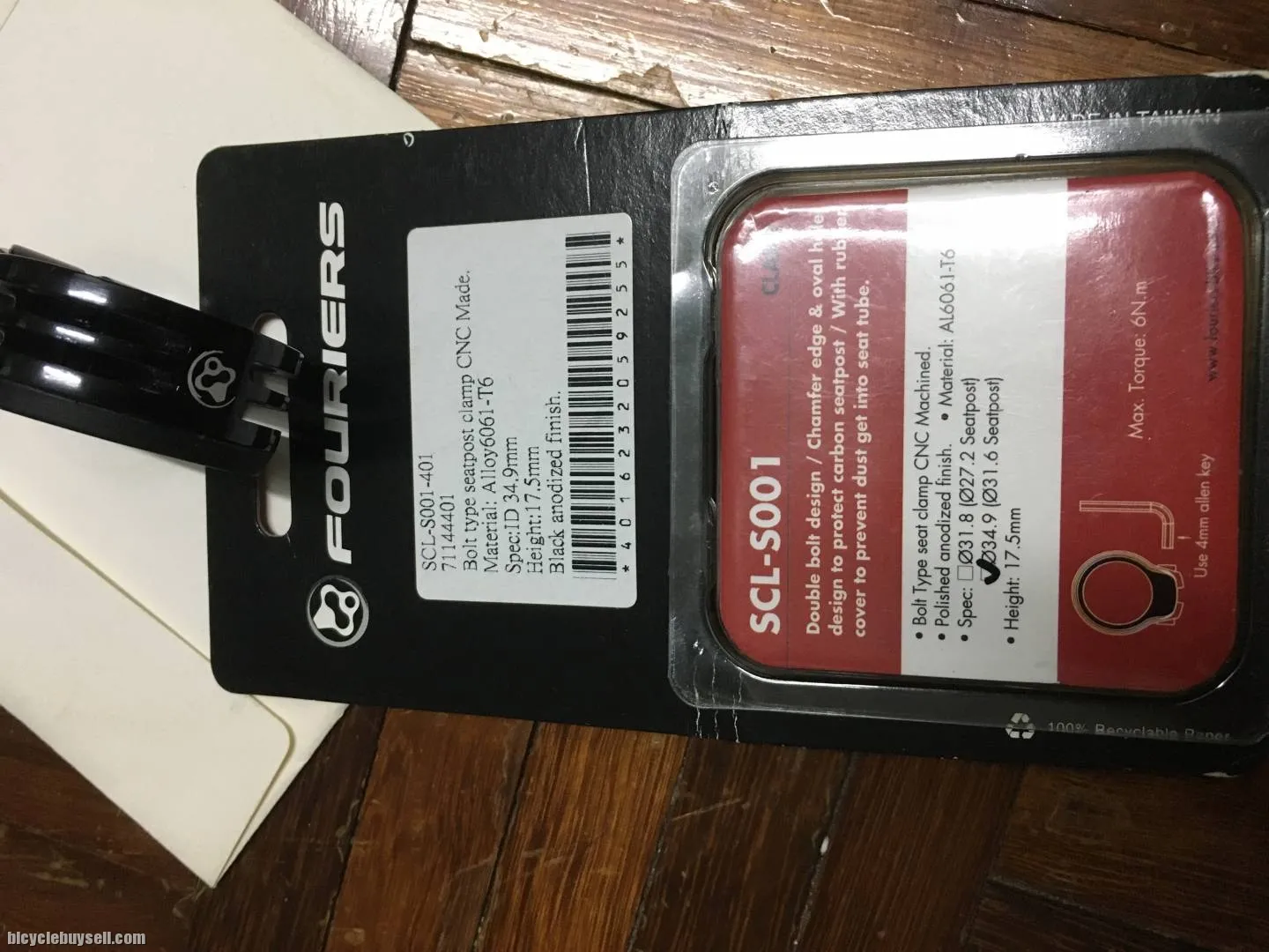 Fouriers seatpost clamp 34.9mm