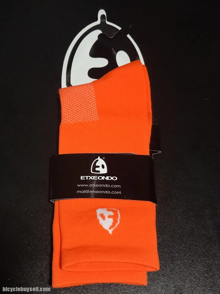 2019 Team Giant CCC TDF Etxeondo Orange Cycling Socks / Sock 8 inch S/M L/XL