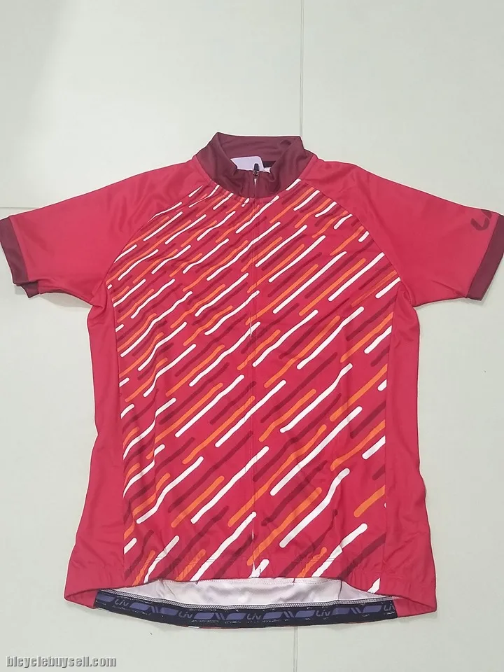 LIV 2019 Meteora Red Short Sleeves Road Bike Specific Slim Fit Jersey