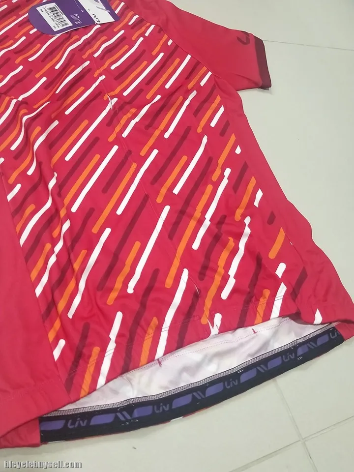 LIV 2019 Meteora Red Short Sleeves Road Bike Specific Slim Fit Jersey