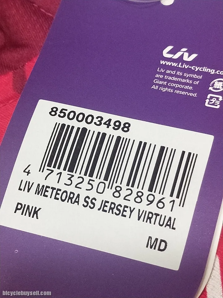 LIV 2019 Meteora Red Short Sleeves Road Bike Specific Slim Fit Jersey