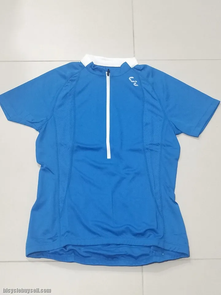 LIV Vento Blue Short Sleeves Cycling Jersey 3M Reflective Decals