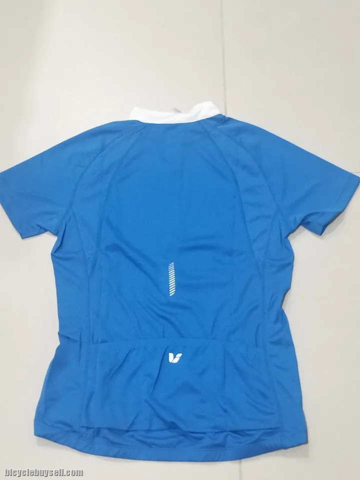 LIV Vento Blue Short Sleeves Cycling Jersey 3M Reflective Decals