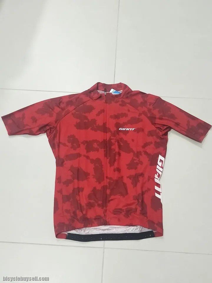 Giant 2019 Flakes Series  - Red Short Sleeves Cycling Jersey