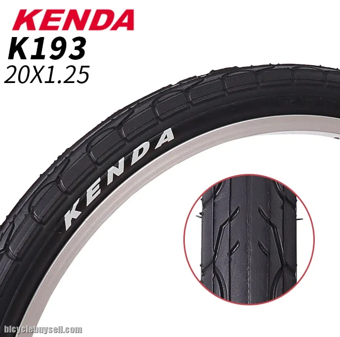 Kenda KWest  20'' Tires  (20'' x 1.25) (FREE 1 box tube patch)